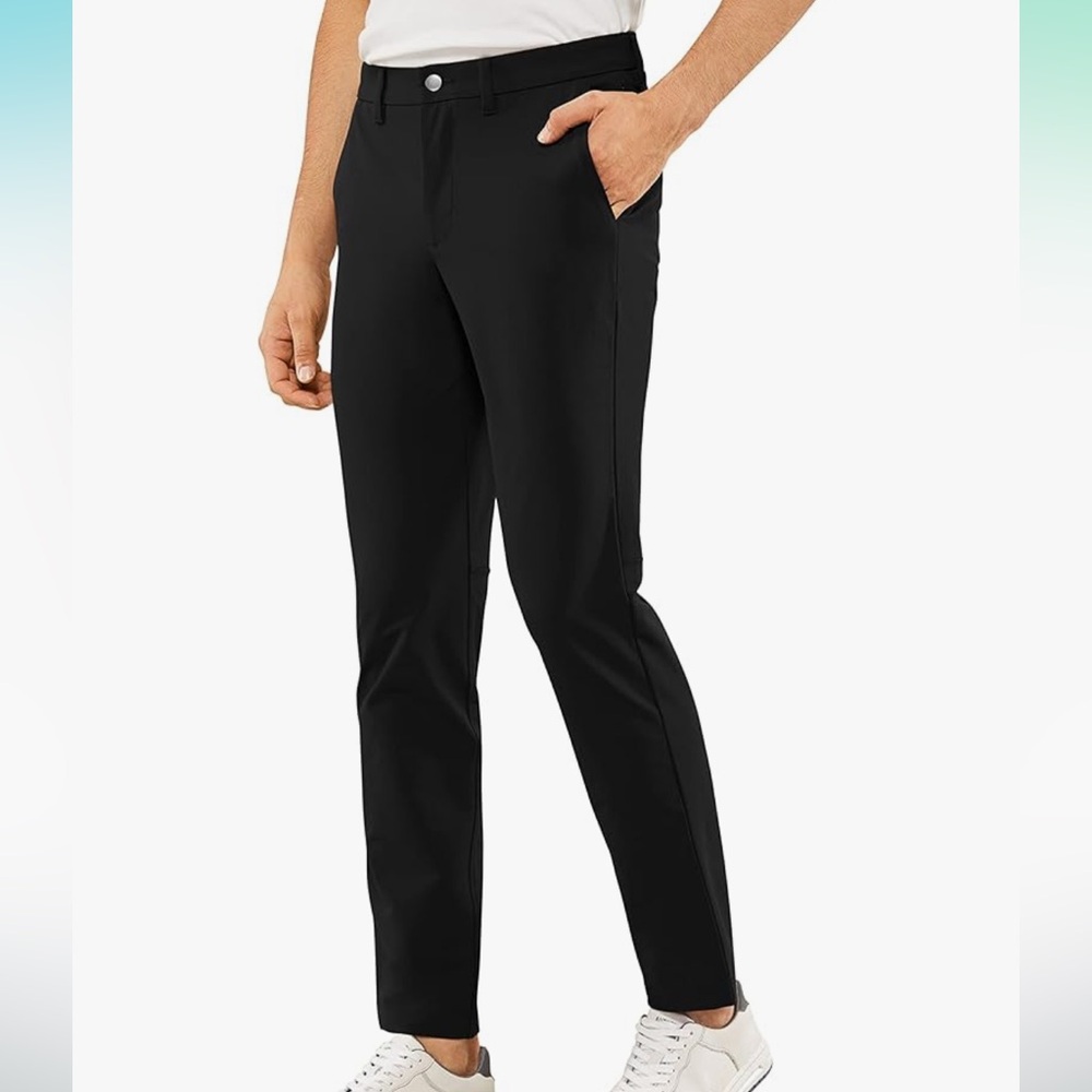 CRZ Yoga black slim fit stretch golf pant size 36x31 NEW!